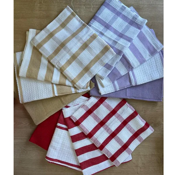KIT 4 PANOS DE COPA ATOALHADO ​60x40cm - PANO DE PRATO