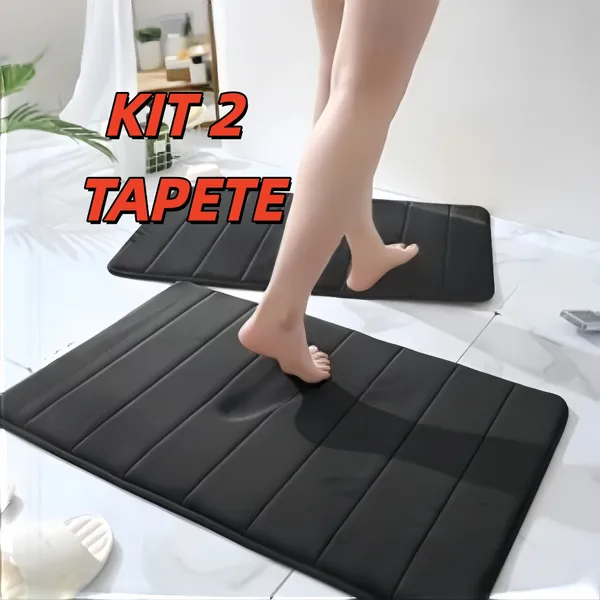 Tapete Soft Macio Antiderrapante Banheiro Sala  e Quarto Super Absorvente