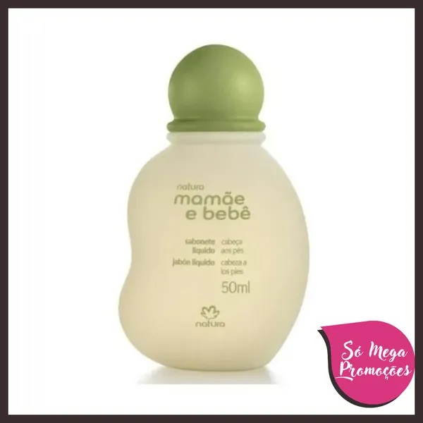 Sabonete Líquido da Cabeça aos Pés Miniatura Mamãe e Bebê 50ml