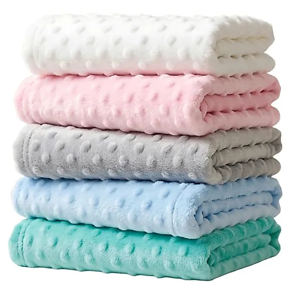 Manta Bebe Saida de Maternidade Antialergica Premium Menino Menina Macia Soft Bolha Pipoquinha
