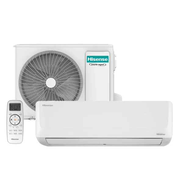 AR CONDICIONADO SPLIT INVERTER HISENSE R-32 HI-WALL 12.000  BTUS QUENTE E FRIO WI-FI 220V