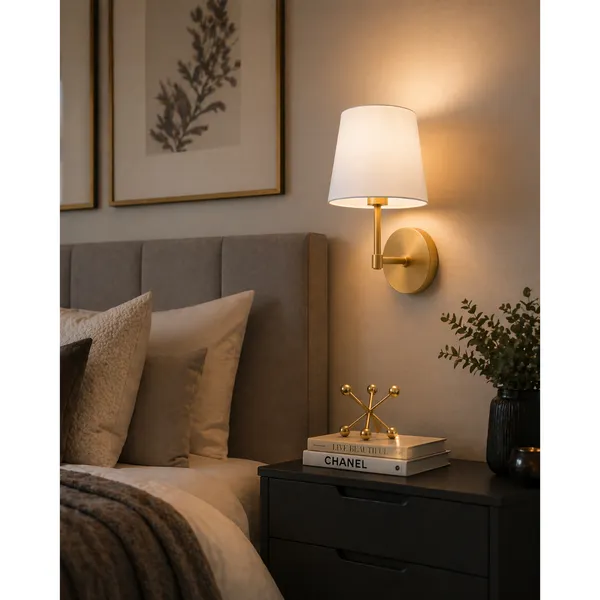 Luminária De Parede Arandela Lumi Minimalista Moderno Ideal  quarto cabeceira elegante sala corredor