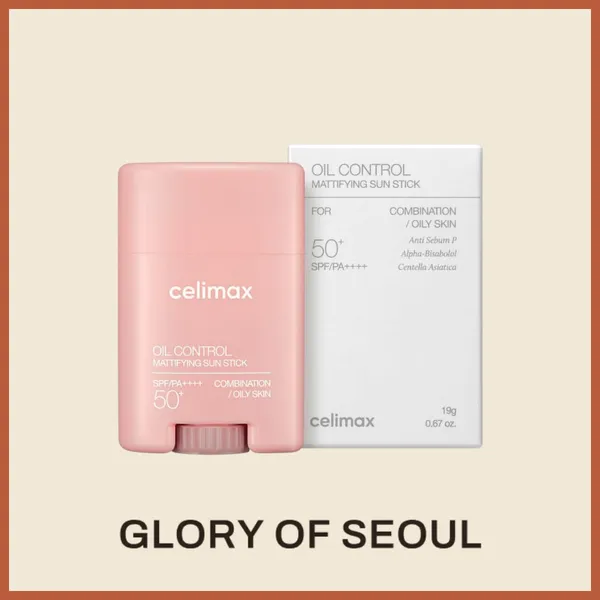 CELIMAX Oil Control Mattifying Sun Stick SPF PA++++ 50+ 19g