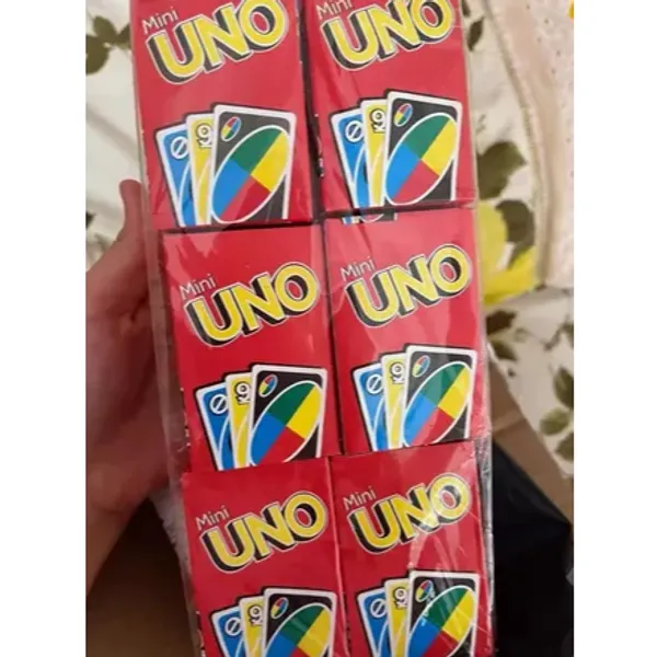 kit 12 / 24 /36 /48 UNIDADES Lembrancinha Mini Jogo de cartas UNO cartas festas aniversario PROMACAO