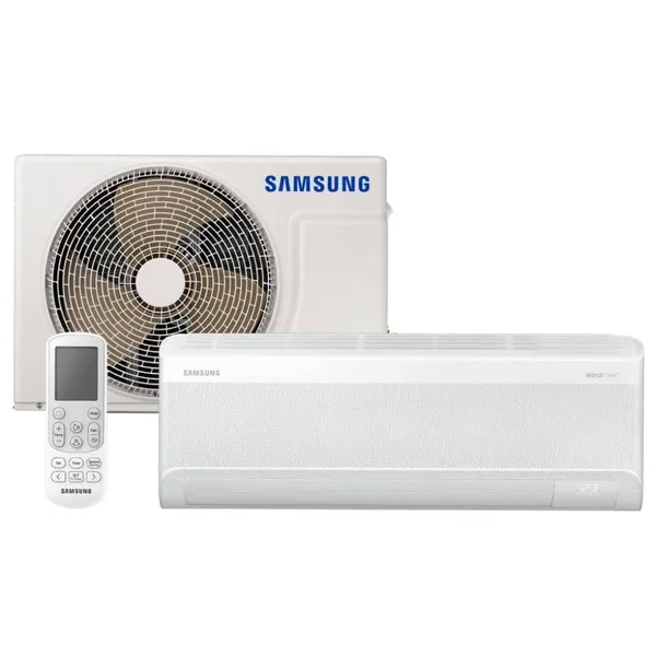 Ar Condicionado Split Inverter Samsung ​WindFree AI 12000 BTUs Frio 220V AR12DYFAAWKXAZ