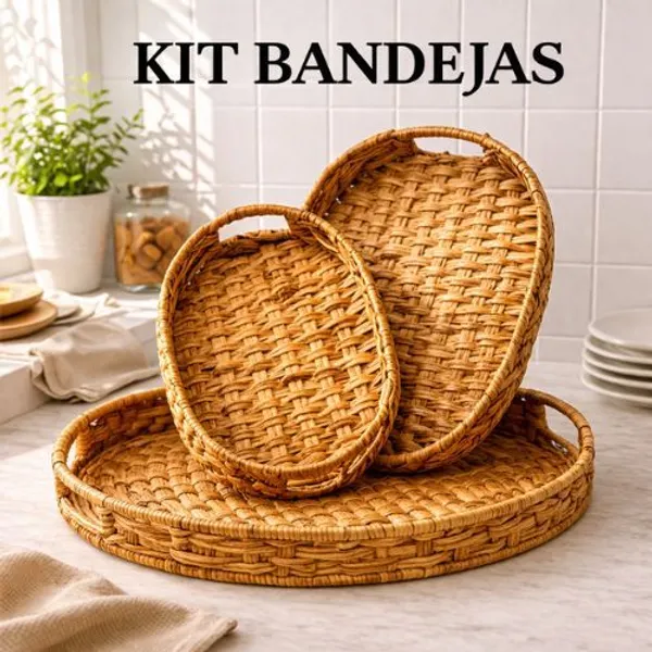 BANDEJA MULTIUSO OVAL SERVIR CAFÉ DA MANHÃ VIME PVC