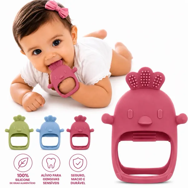 Mordedor De Pulso À Prova De Queda Mastigar Sem BPA Brinquedos De silicone Para Dentição Bebês Com Mais De 3 Meses wk