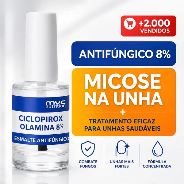 Esmalte para Unhas com Ciclopirox Olamina 10ml