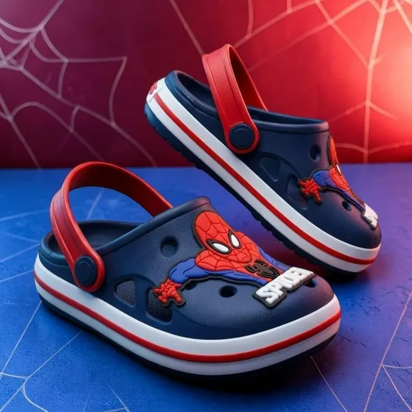 Babuche Infantil Masculino Antiderrapante Escolar Super Confortável Menino Aranha Promoção