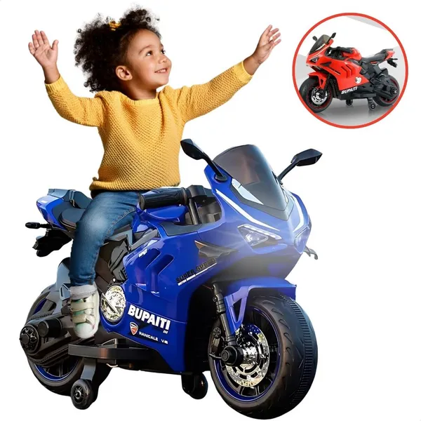 Moto Elétrica Infantil para Passeio e Brincadeira