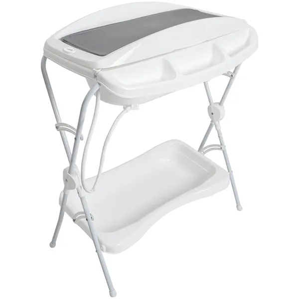 Banheira de Bebe Desmontavel com Trocador Kiddo Shower Cinza