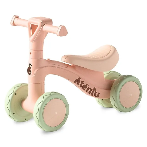 Bicicleta de Equilíbrio Infantil Sem Pedal Andador 4 Rodas Bebê Criança