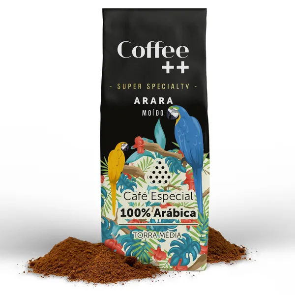 CAFÉ ESPECIAL TORRADO E MOÍDO ARARA COFFEE MAIS - 100% ARÁBICA - TORRA MÉDIA - 250G