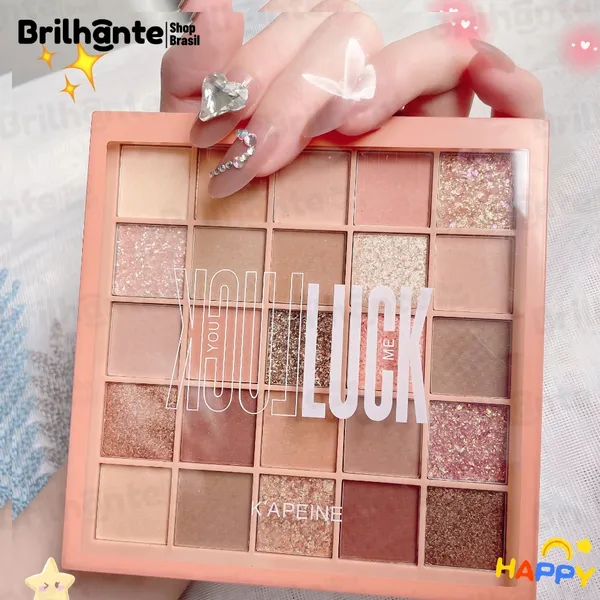 Paleta De Sombras Foscas E Pérolas De Baixa Saturação De 25 Cores Maquiagem Versátil Maquiagem para o dia a dia