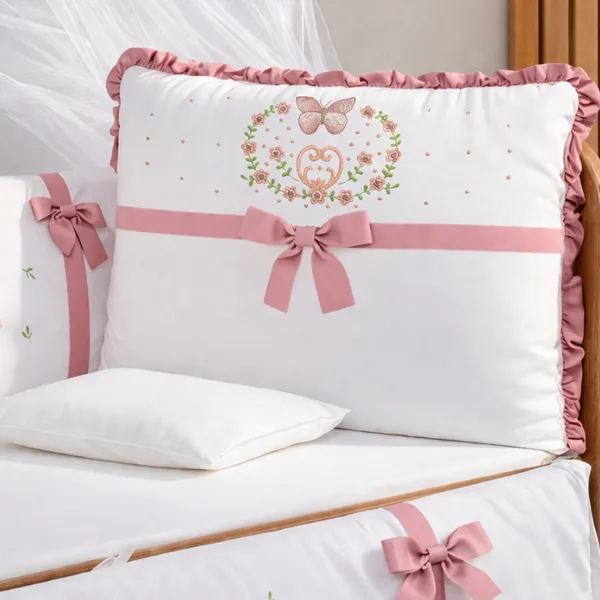 Kit Berço Menina Borboleta 10 Peças