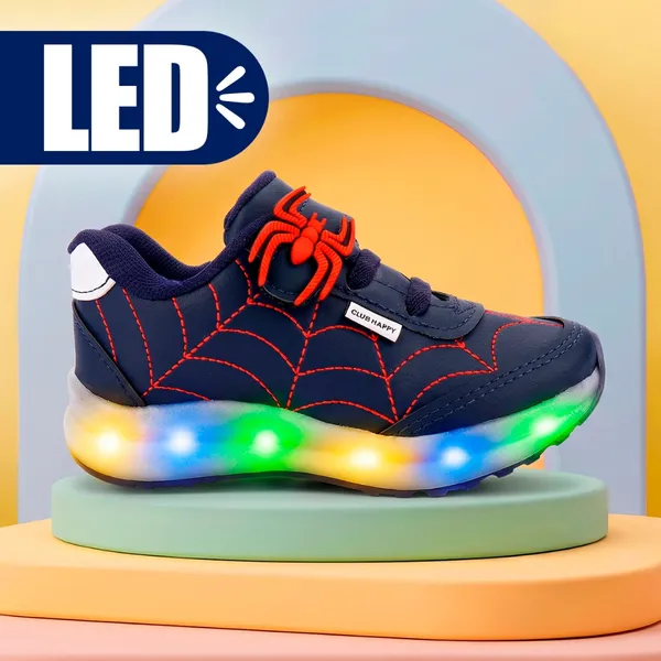 Tenis Infantil Masculino Led Menino Aranha Tenis De Menino Masculino  Tenis Infantil Menino