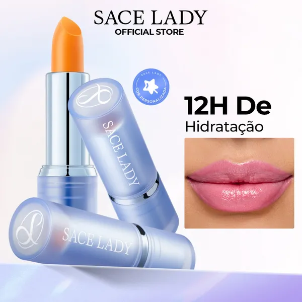 Batom Mágico SACE LADY hidratante labial de longa duração brilho