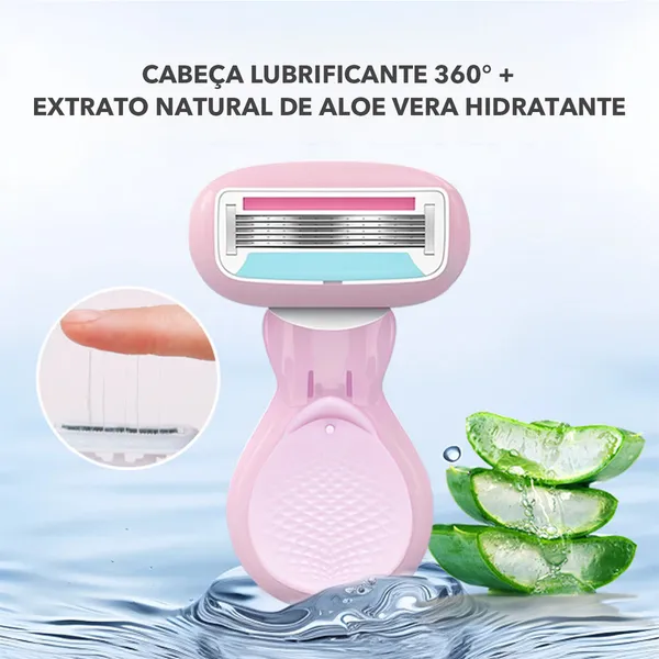 Mini barbeador de viagem Gillette Venus para mulheres Barbeador íntimo Gillette Venus para mulheres