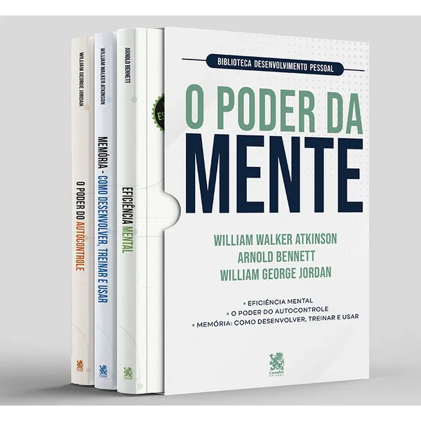Biblioteca Desenvolvimento Pessoal: O Poder da Mente – Box com 3 Livros