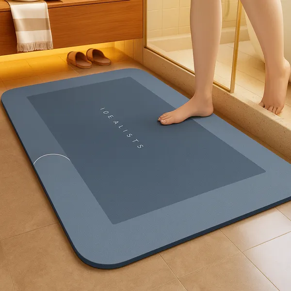 Kit Tapete para Banheiro de Secagem Rápida e Super Absorvente
