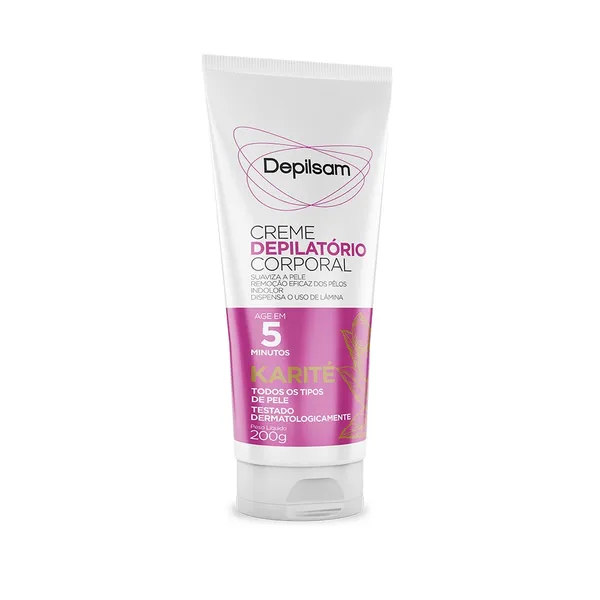 Creme  Depilatório Corporal Depilsam Karité 200G