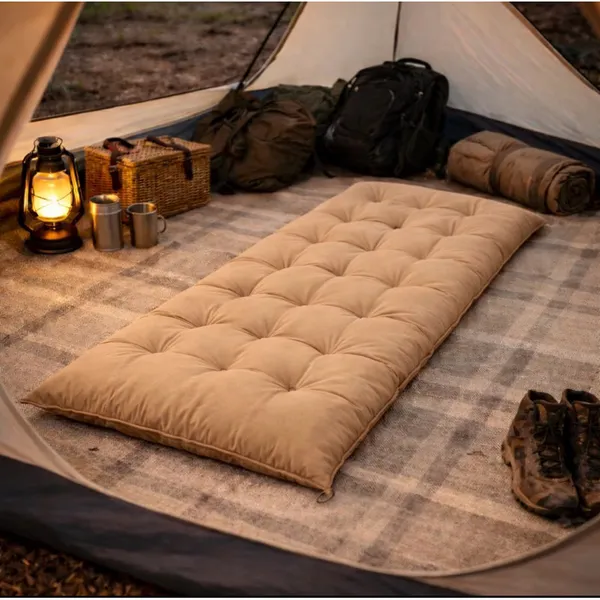 Colchonete Futon 1,70x0,60m  Espreguiçadeira Almofada Grande Confortável Multiuso