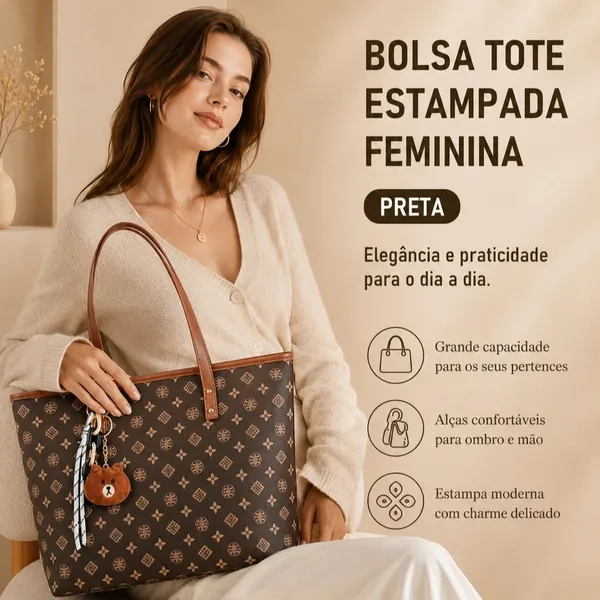 TOMI MITO Bolsa Feminina Casual de Ombro TM9187