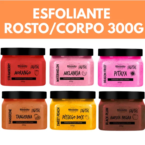 Esfoliante Corporal 300g Diversas fragráncias