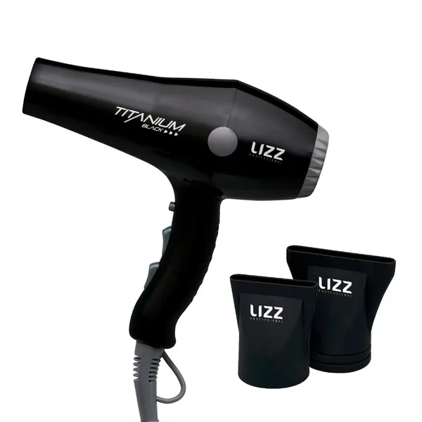 Secador Profissional Titanium Black (2150W / 2400W) – Lizz Pro