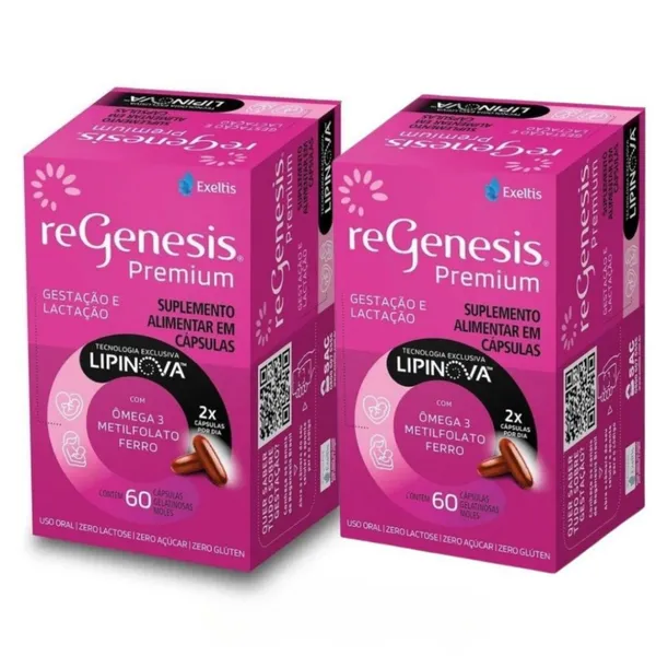 ReGenesis Premium Kit 2 Caixas De 60 Cápsulas Cada