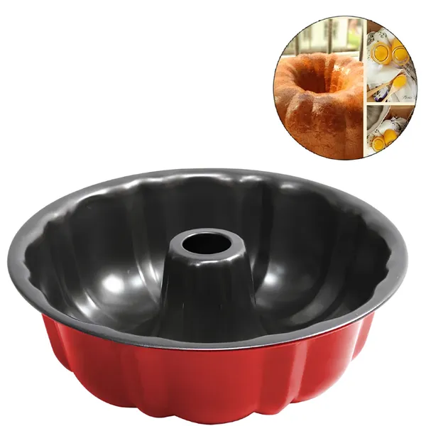 Forma Para Pudim Bolo Com Furo Central Antiaderente 25cm