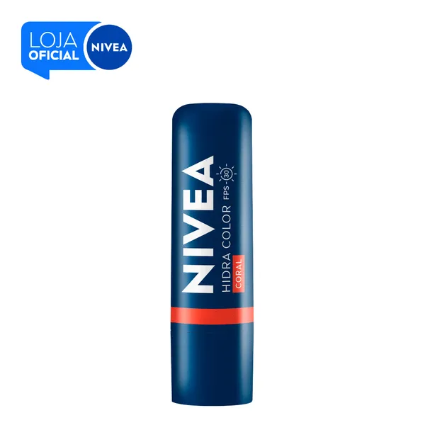 NIVEA Hidratante Labial Hidra Color Coral 4,8g