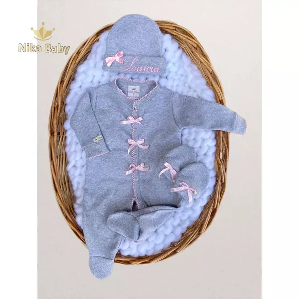 Kit maternidade personalizado 3 peças