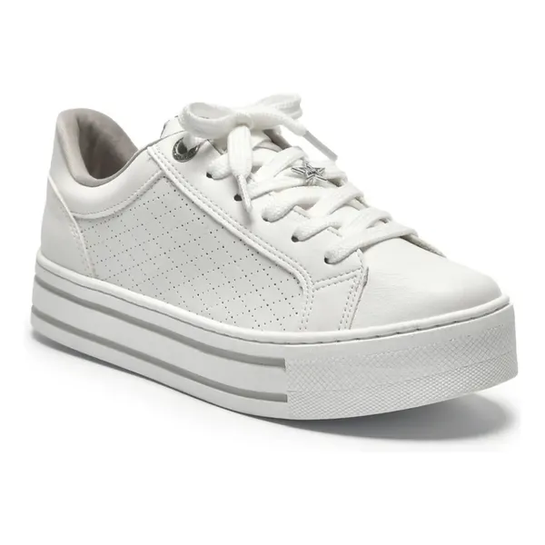Tênis Feminino Casual Via Marte Plataforma Sneaker Original Conforto Sola Reta Antiderrapante