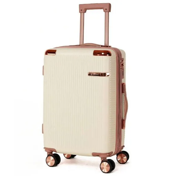 Mala De Viagem Novos Estilos Moda Zíper Duplo Antifurto 4 Roda Gira 360 Grau Fibra Moda