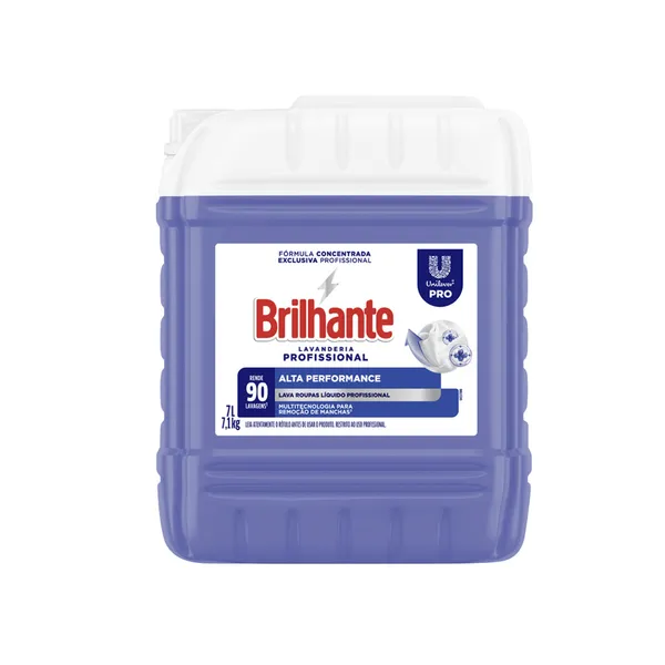 Lava Roupas Líquido Alta Performance 7L Brilhante