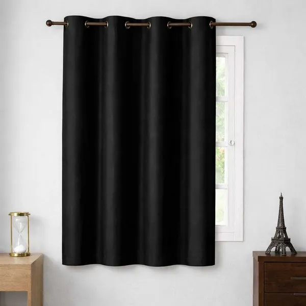 Cortina Para Sala e Quarto 1,10m x 1,30m Blackout Corta 100% a Luz Envio Rápido