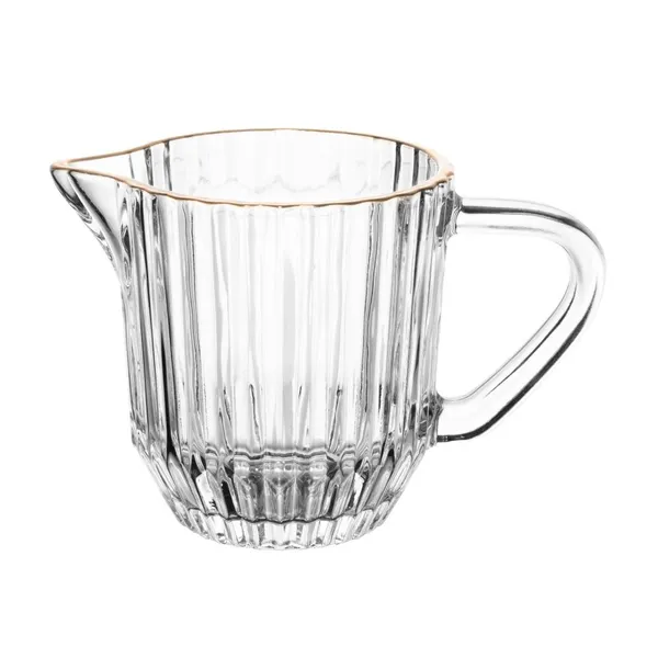 Leiteira Wolff Imperatriz de Cristal com Fio de Ouro 220ml