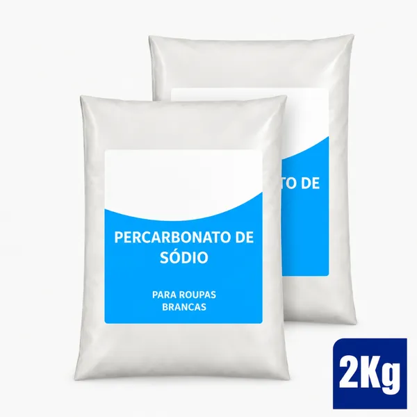 Percarbonato de Sódio 100% Puro Limpeza em Geral Tira Manchas Roupas Brancas 500g/1kg/2kg