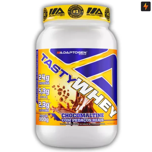 Tasty Whey Adaptogen 900g - Whey Protein ​3w Proteína Concentrada Isolada Hidrolisada
