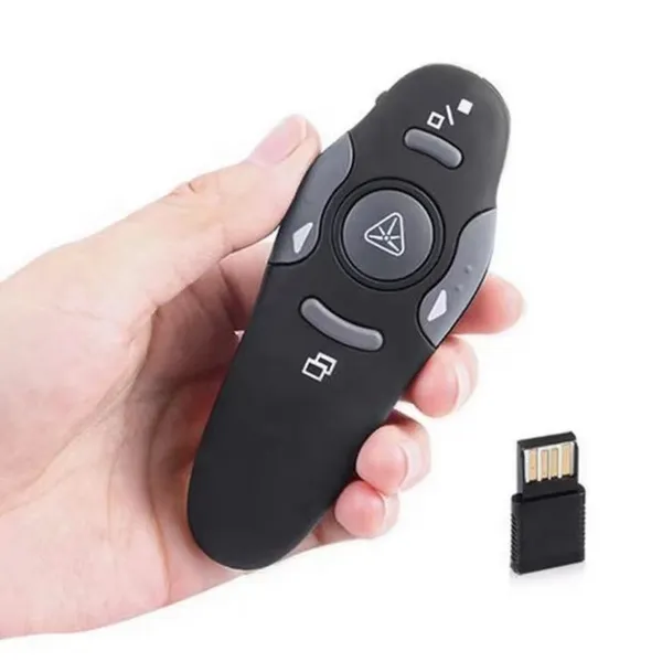 CANETA LASER CONTROLE SEM FIO POWER POINT APRESENTADOR SLIDE