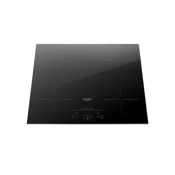 Cooktop de Indução 4 Bocas Preto com Trava de Segurança Dako Supreme 220V