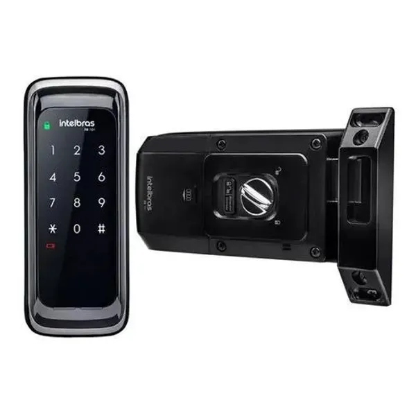 Fechadura Digital Intelbras Touch Scheen FR101 Preto