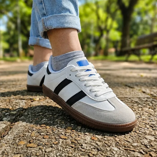 Tênis Feminino Casual Retrô Confortável Leve Dia a Dia Urbano