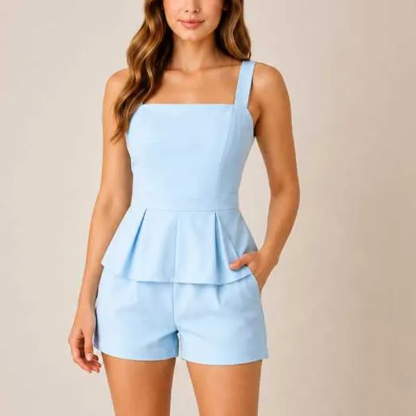 conjunto feminino de luxo+ alfeiateria  peplum  premiun verao 2026