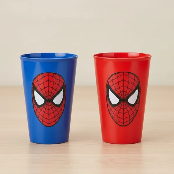 Copos Homem Aranha 380ml Reutilizáveis Kit 10/20/30/40 Unidades Para Festas e Presentes