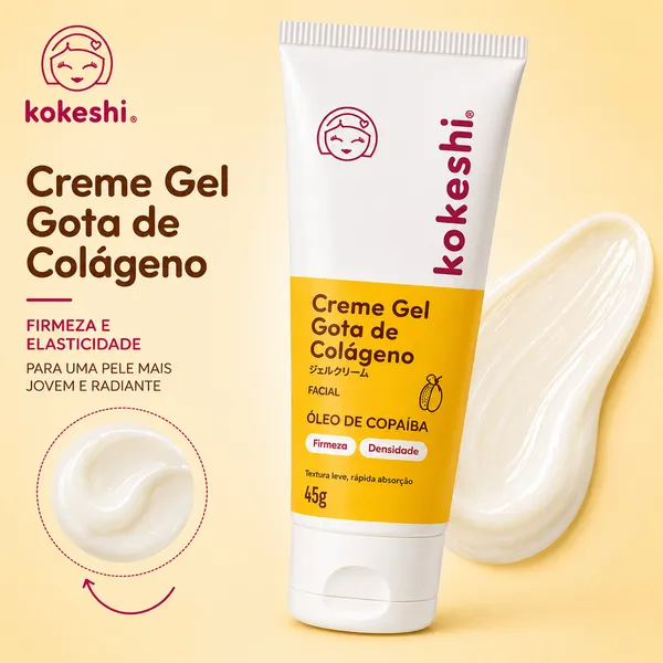 Hidratante Facial Gota de Colágeno KOKESHI 45g