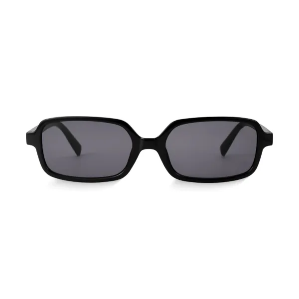 Óculos de Sol Retangular Ibiza Preto Clássico Retrô Unissex Proteção UV400 Elegantes Premium Moderno