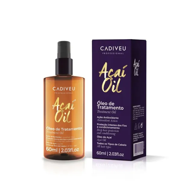Óleo de Tratamento Açaí Oil 60ml Cadiveu