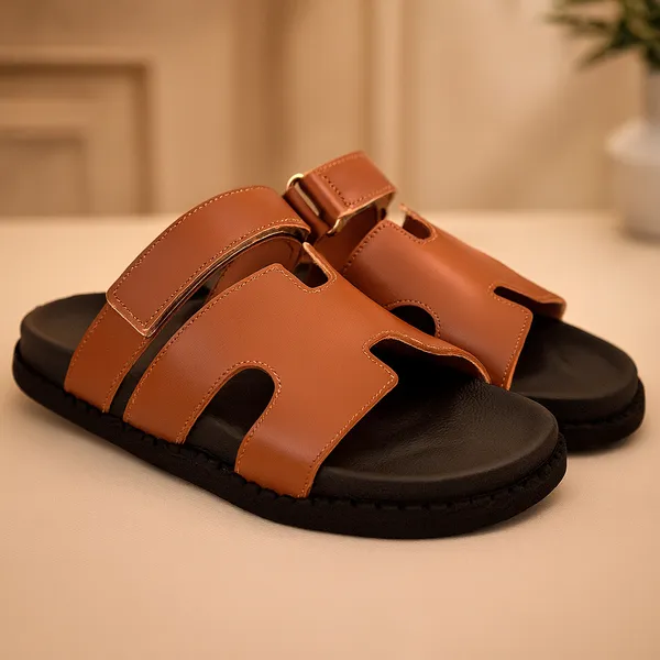 Sandália Feminina Papete Flat Confortável Tendência Verão